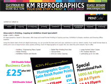 Tablet Screenshot of kmrepro.com